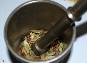 Indian traditional grinder for spices